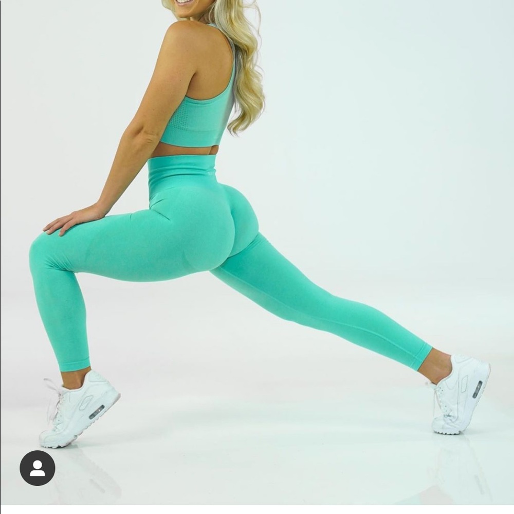 NVGTN Mint Contour Seamless Leggings XS